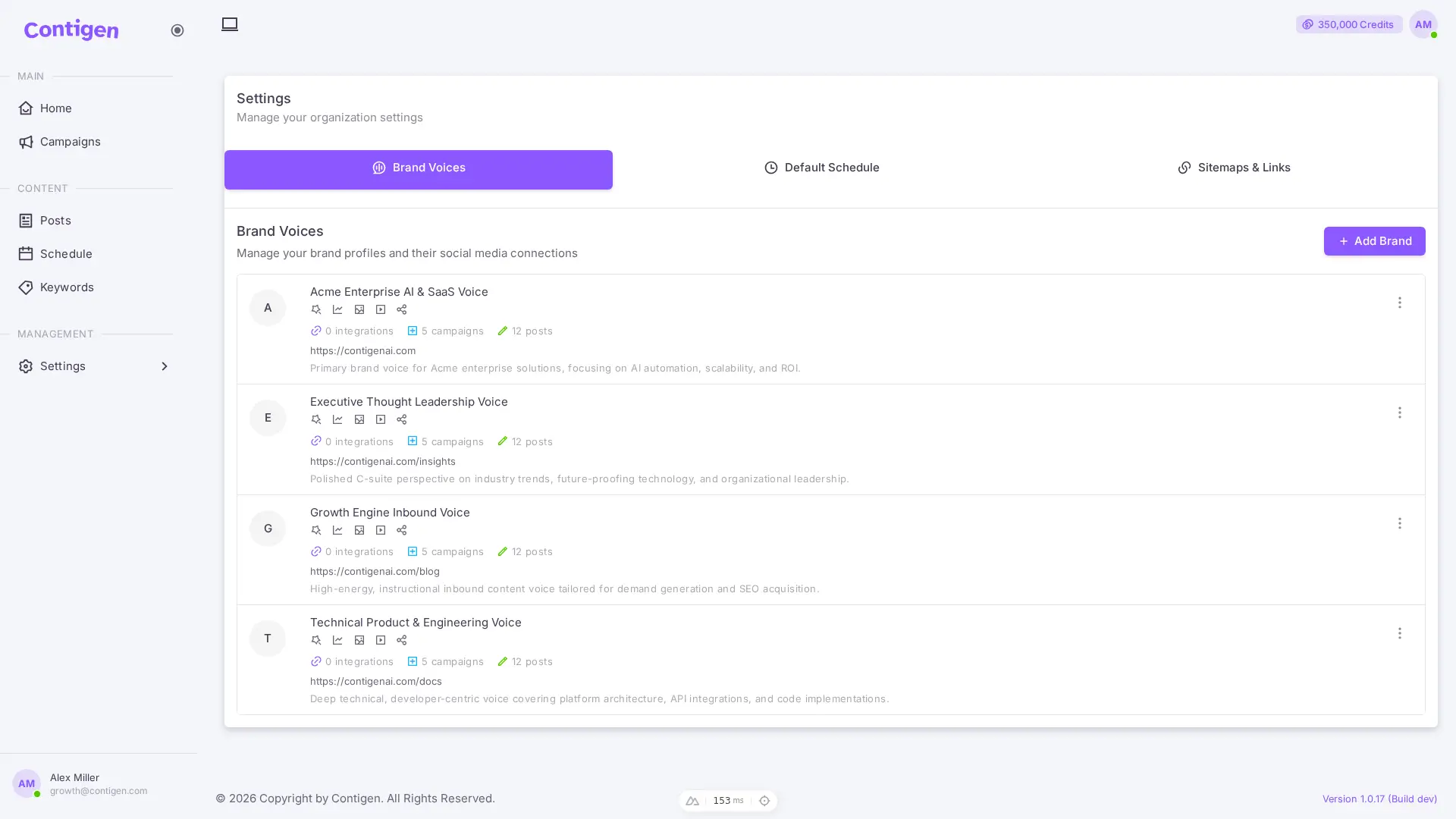Settings interface screenshot